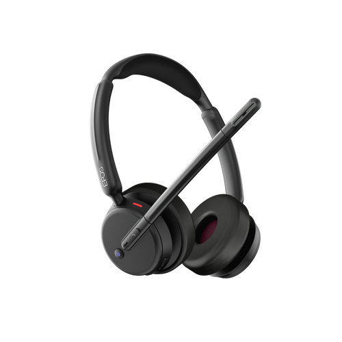 EPOS IMPACT 500, Double-Sided, Microsoft Teams, ANC, On-Ear Wireless Headset, included USB-C Dongle with USB-A Adapter (1001490) 