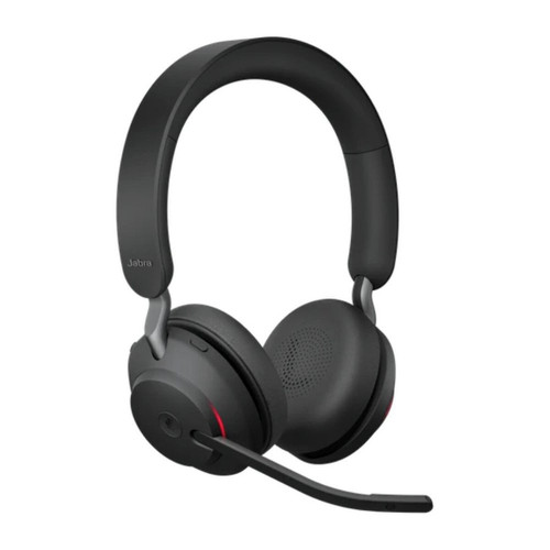 Jabra Evolve2 65, Wireless Headset, Link390C MS Stereo Black, Microsoft Teams Certified (26599-999-899-01) 