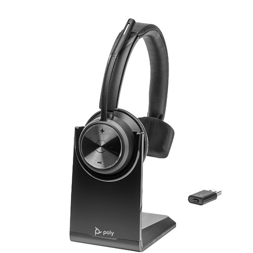 Poly Savi 7310 UC, S7310T, Computer, D400, OTH, Mono, DECT 6.0 (POLY 2-220995-20/HP 8L570AA#ABA) with charging stand