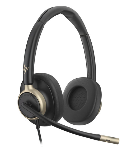 HP Poly Mission 825 Stereo USB Wired Headset WW (C01FCAA#AC3) View 1