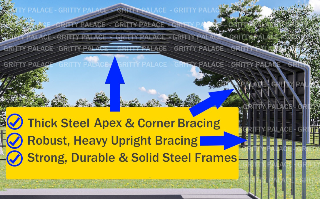 Industrial Shade Sheds 12m x 12.6m Shade Shed QLD