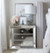 Tallboy + 2 x Bedside Tables + Dressing Table (Silver Beads)