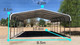8.5m x 10.8m | Portable Carport Kit Shade Shed | Steel Carports | Heavy-Duty Caravan Carports