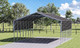 12m x 12.6m | Portable Carport Kit Shade Shed | Steel Carports | Heavy-Duty Caravan Carports