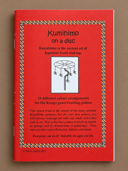 Kumihimo on a Disk - book cover