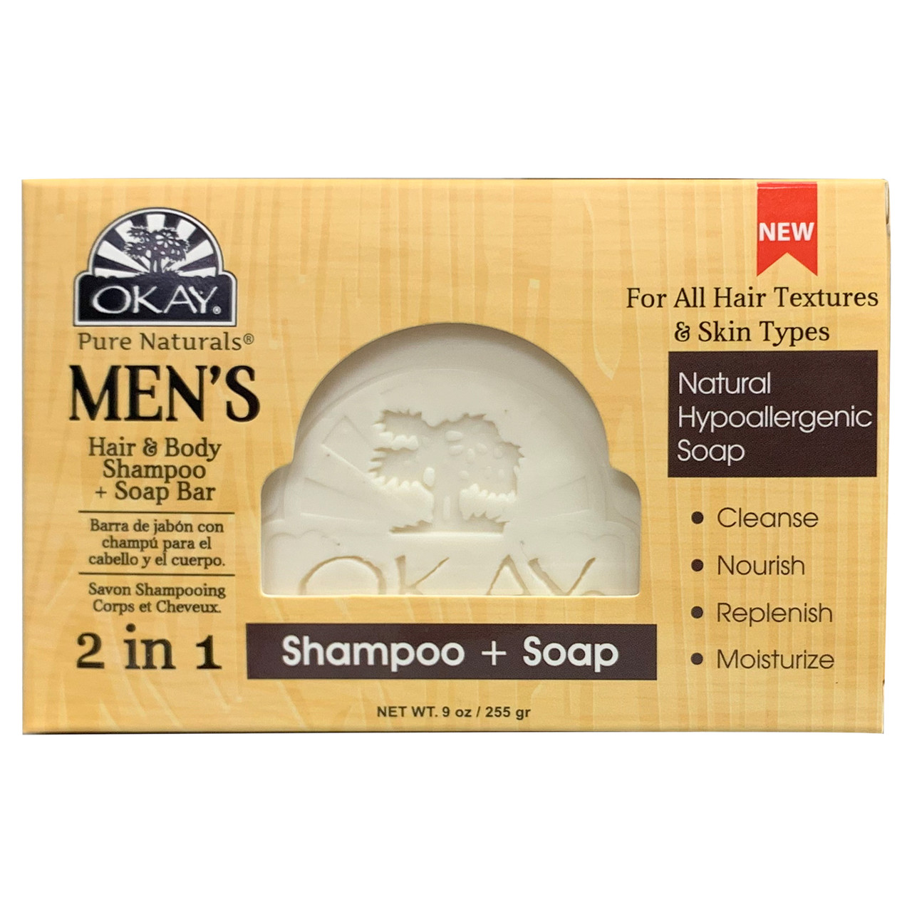 Okay Men's Coconut Bar Soap - 9 oz