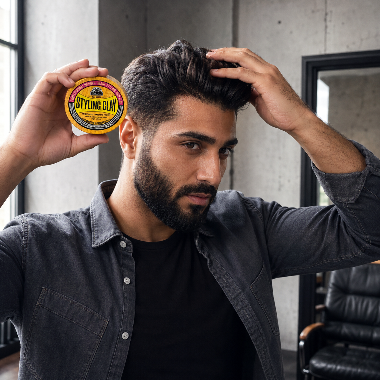 OKAY High Hold Styling Clay - 2 oz
