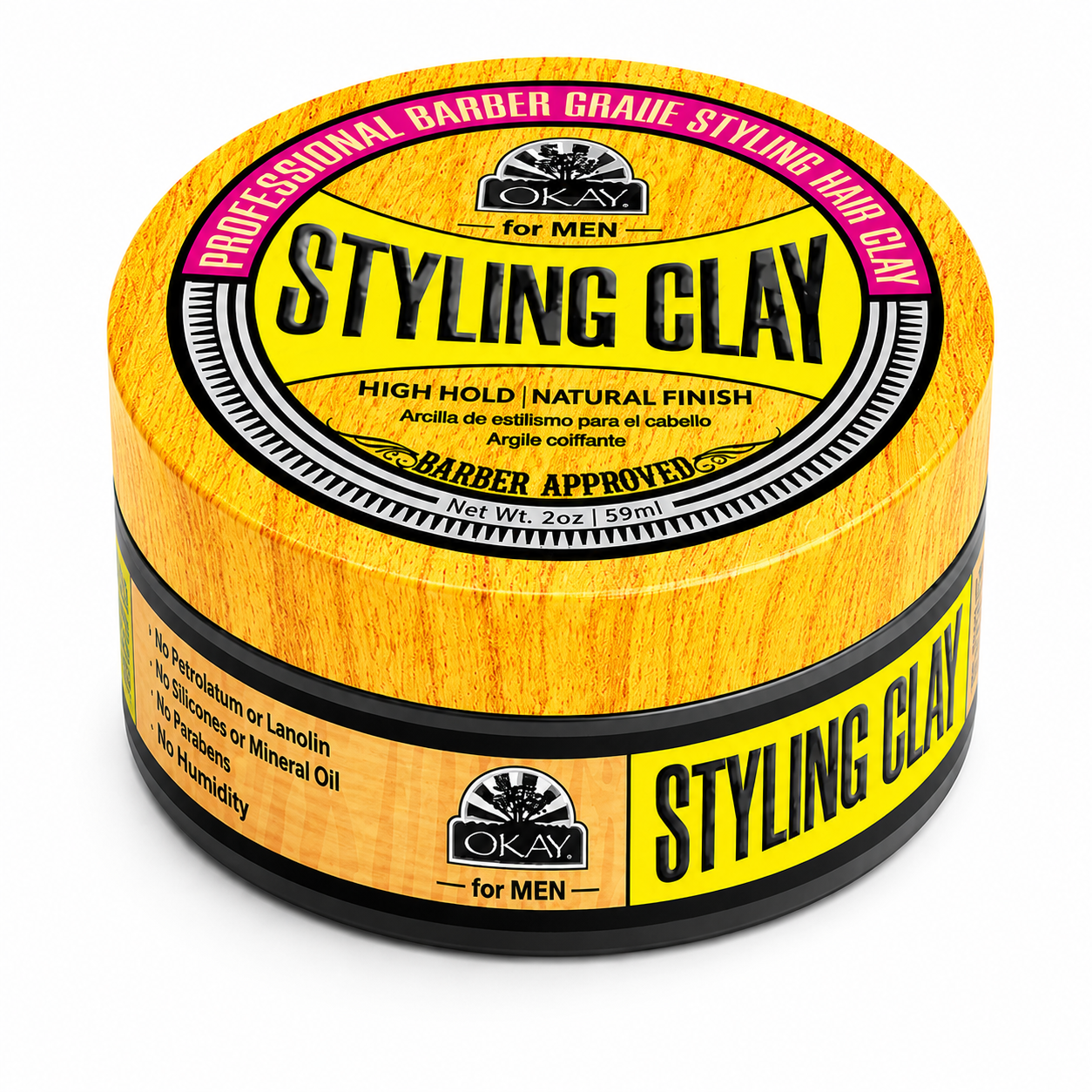 OKAY High Hold Styling Clay - 2 oz