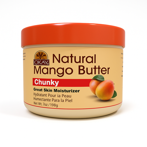 OKAY Pure Naturals Chunky Natural Mango Butter - 8 oz / 227 ml
