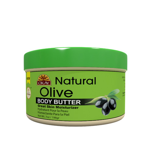 OKAY Pure Naturals 100% NATURAL OLIVE BUTTER SMOOTH 7oz/198gr