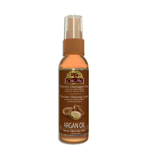 OKAY Pure Naturals MIST HAIR SPRAY with ARGAN OIL 2oz / 59ml