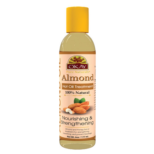 OKAY Pure Naturals HOT OIL TREATMENT ALMOND 6oz / 177ml