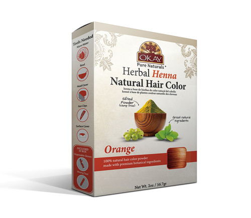 OKAY Pure Naturals HENNA NATURAL COLOR Orange 50gr