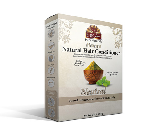 OKAY Pure Naturals HERBAL HENNA COLOR Neutral Henna 50gr