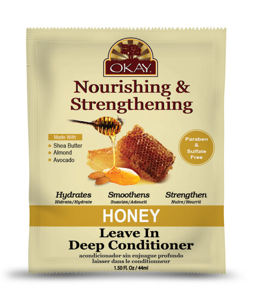 OKAY HONEY Nourishing & Strengthening LEAVE IN CONDITIONER 1.5oz / 44ml