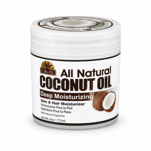 OKAY Pure Naturals 100% Pure Coconut Pure Oil - 6 oz / 177 ml