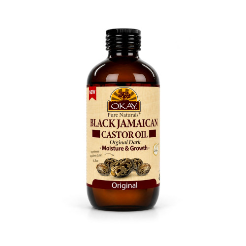 OKAY Pure Naturals Black Jamaican Castor Oil - 4 oz / 118 ml