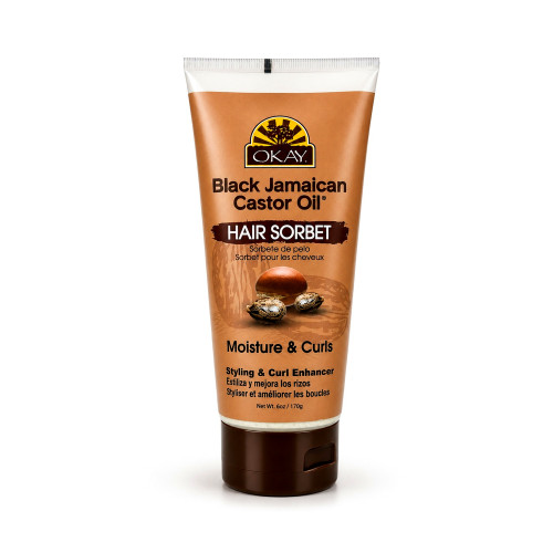 OKAY Black Jamaican Castor Oil Hair Sorbet - 6 oz / 177 ml