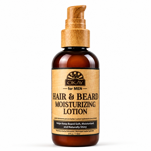 OKAY Men's Beard & Hair Moisturizing Lotion - 4 oz / 118 ml