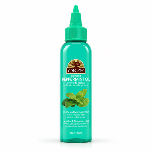 OKAY Pure Naturals Blended Peppermint Oil - 4 oz / 118 ml