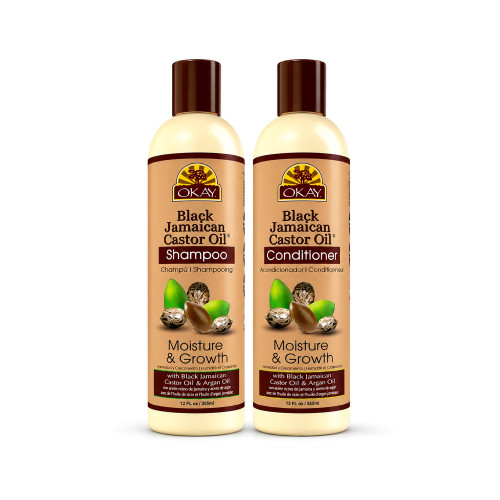 OKAY Black Jamaican Castor Oil Hair Care Set - 24 oz