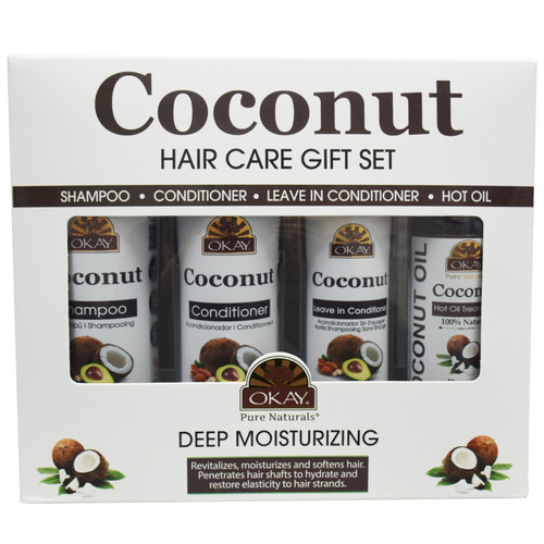 OKAY 4 Pc Coconut Hair Care Gift Set - 38 oz