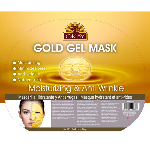 OKAY Gold Gel Mask Moisturizing & Anti Wrinkle Mask - 2.47 oz / 70 ml