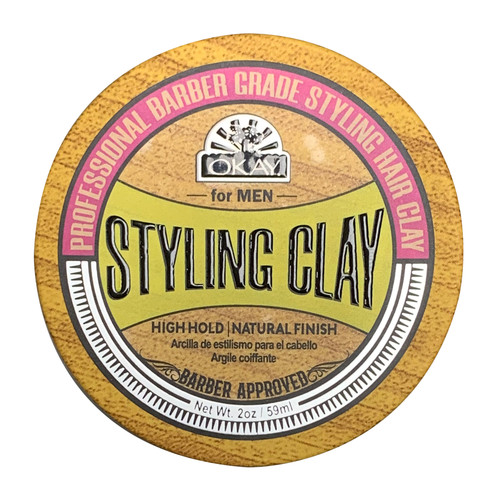 OKAY Men's High Hold Styling Clay - 2 oz / 59 ml