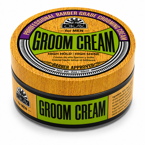 OKAY Men's High Hold Groom Cream - 2 oz / 59 ml