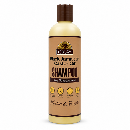 OKAY Black Jamaican Castor Oil Shampoo - 12 oz / 355 ml