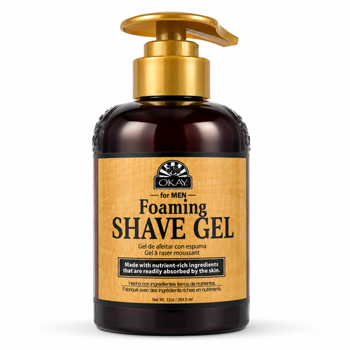OKAY Men's Foaming Shave Gel - 12 oz / 355 ml
