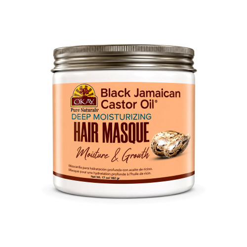 OKAY Black Jamaican Castor Oil Hair Masque - 17 oz / 482 gr