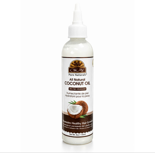 OKAY Pure Naturals All Natural Coconut Oil - 4 oz / 118 ml