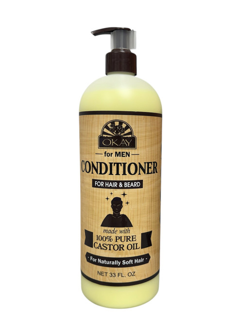 OKAY Men's Conditioner Hair And Beard - 33 oz / 976 ml