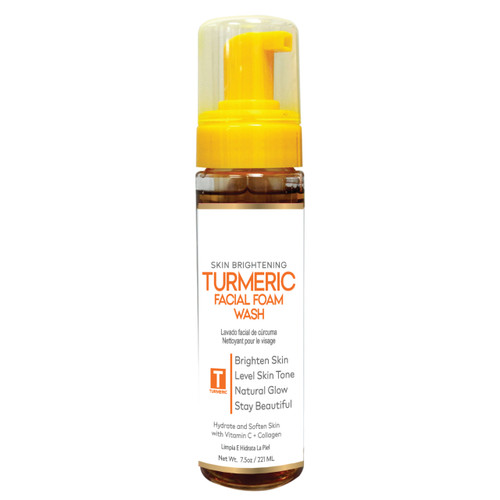 OKAY Turmeric Facial Foam Wash - 7.5 oz / 222 ml