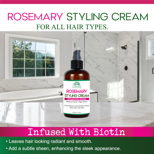 OKAY Rosemary Styling Cream - 8 oz / 237 ml