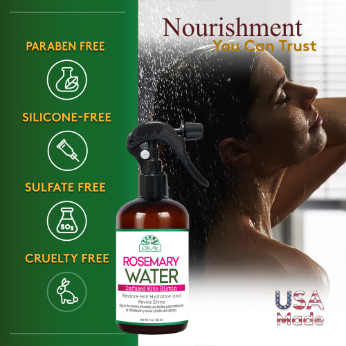 OKAY Rosemary Water - 9 oz / 266 ml