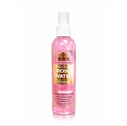 OKAY Pure Naturals 100% Pure Rose Water - 2 oz / 59 ml