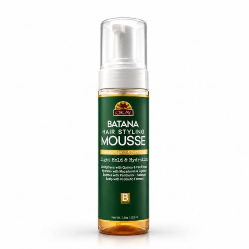 OKAY Batana Hair Mousse - 7.5 oz / 222 ml