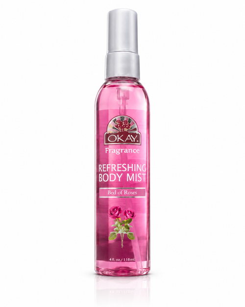 OKAY REFRESHING BODY MIST BED OF ROSES 4oz / 118ml