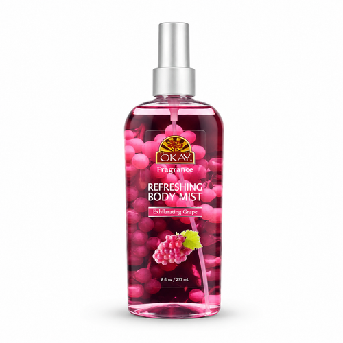 OKAY EXHILARATING GRAPE REFRESHING BODY MIST 8oz / 237ml