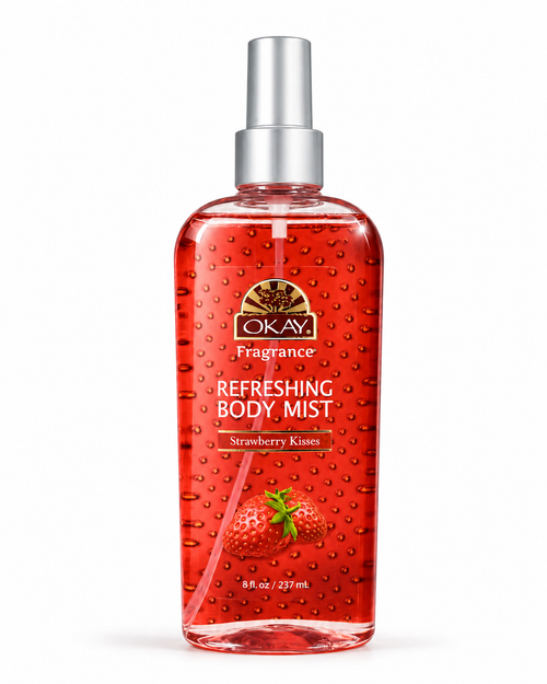 OKAY STRAWBERRY KISSES REFRESHING BODY MIST 8oz / 237ml