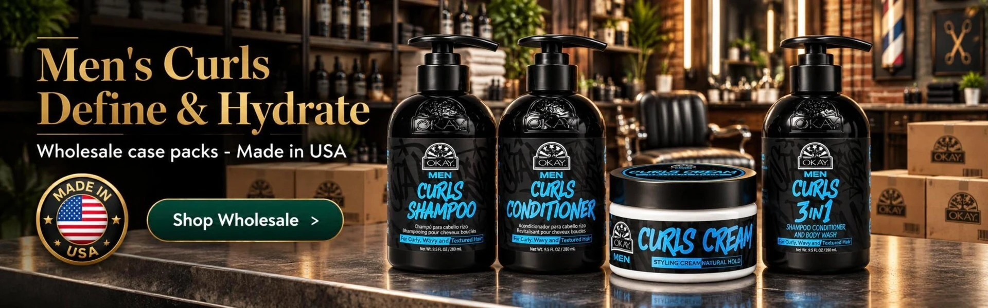 Shop Men's Curls Wholesale