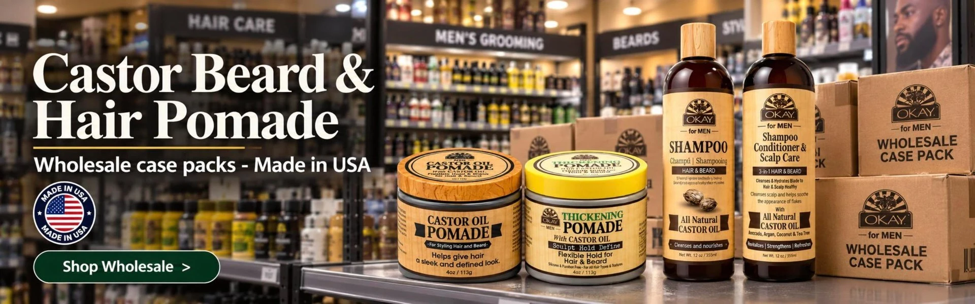 Shop Men's Castor Beard & Pomade Wholesale