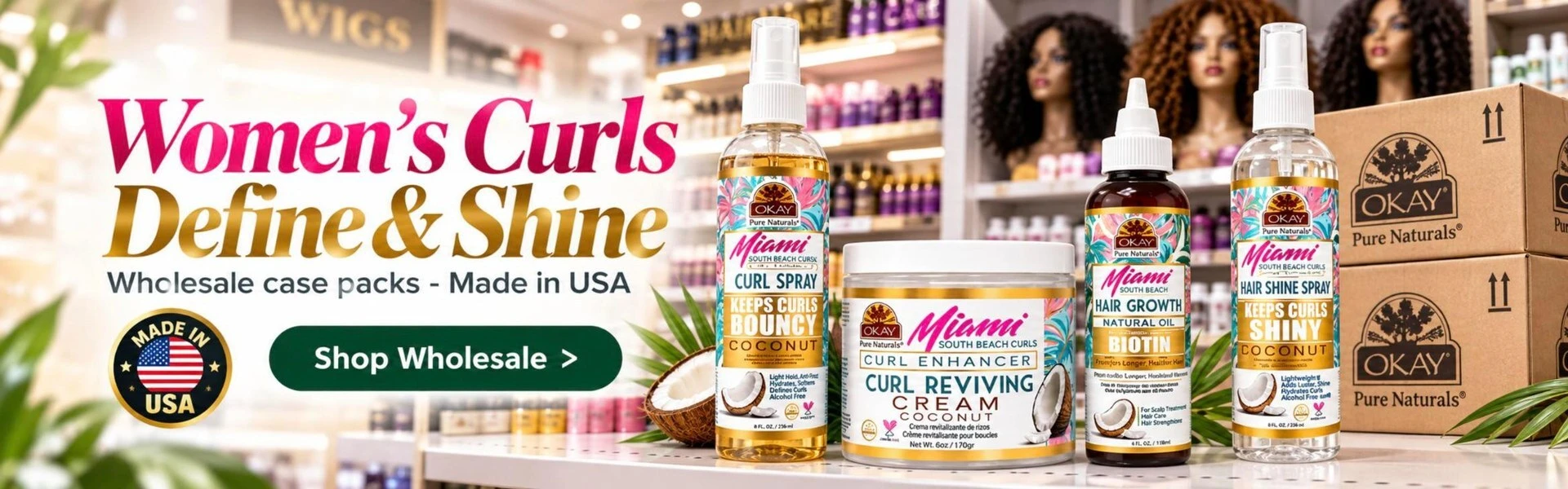 Shop Women's Curls Wholesale