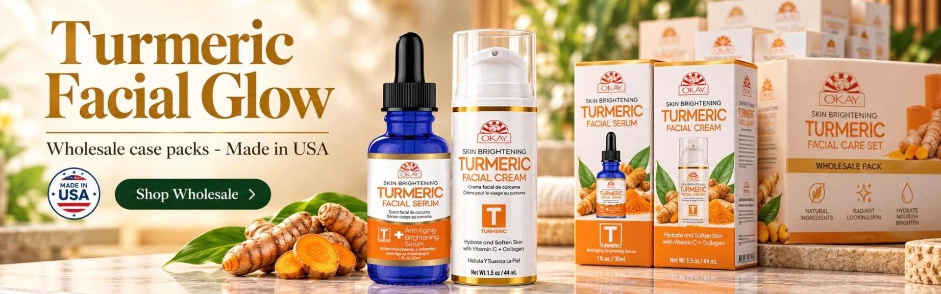 Shop Turmeric Skin Care Wholesale