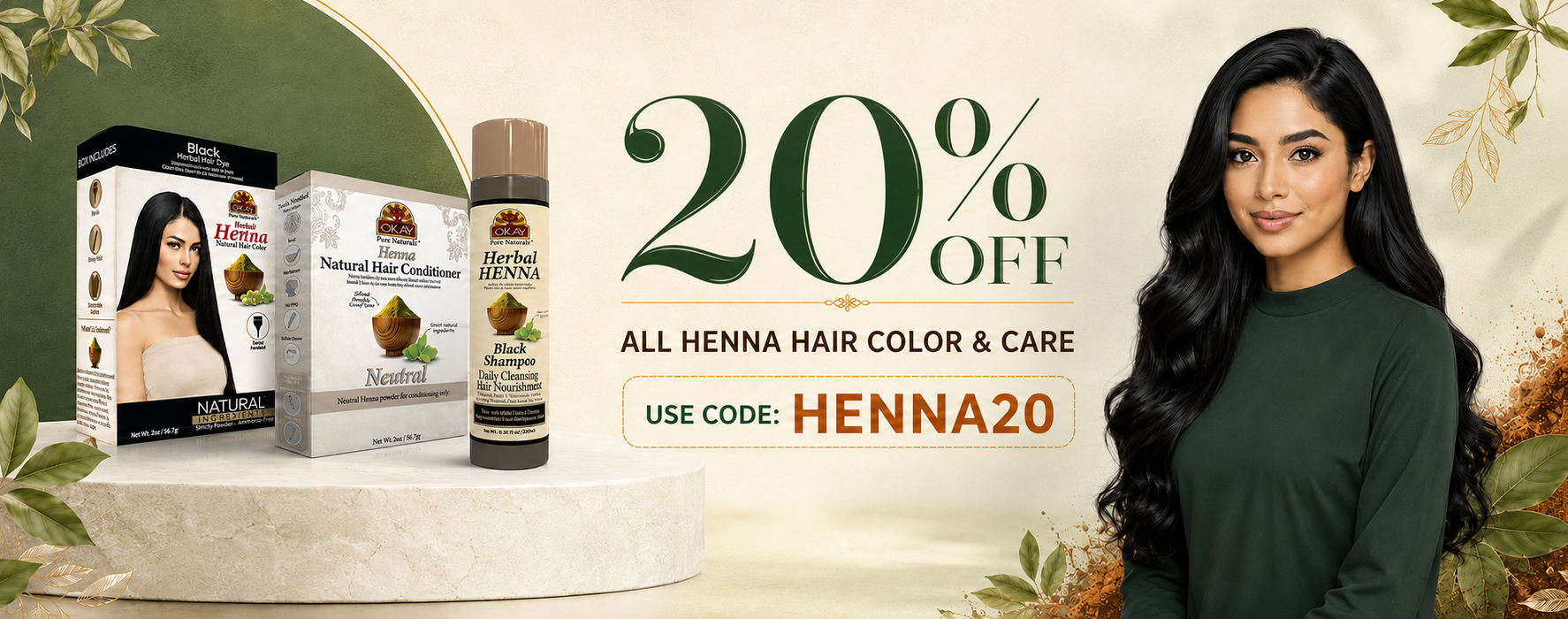 Henna Hair Care and Colors Offer