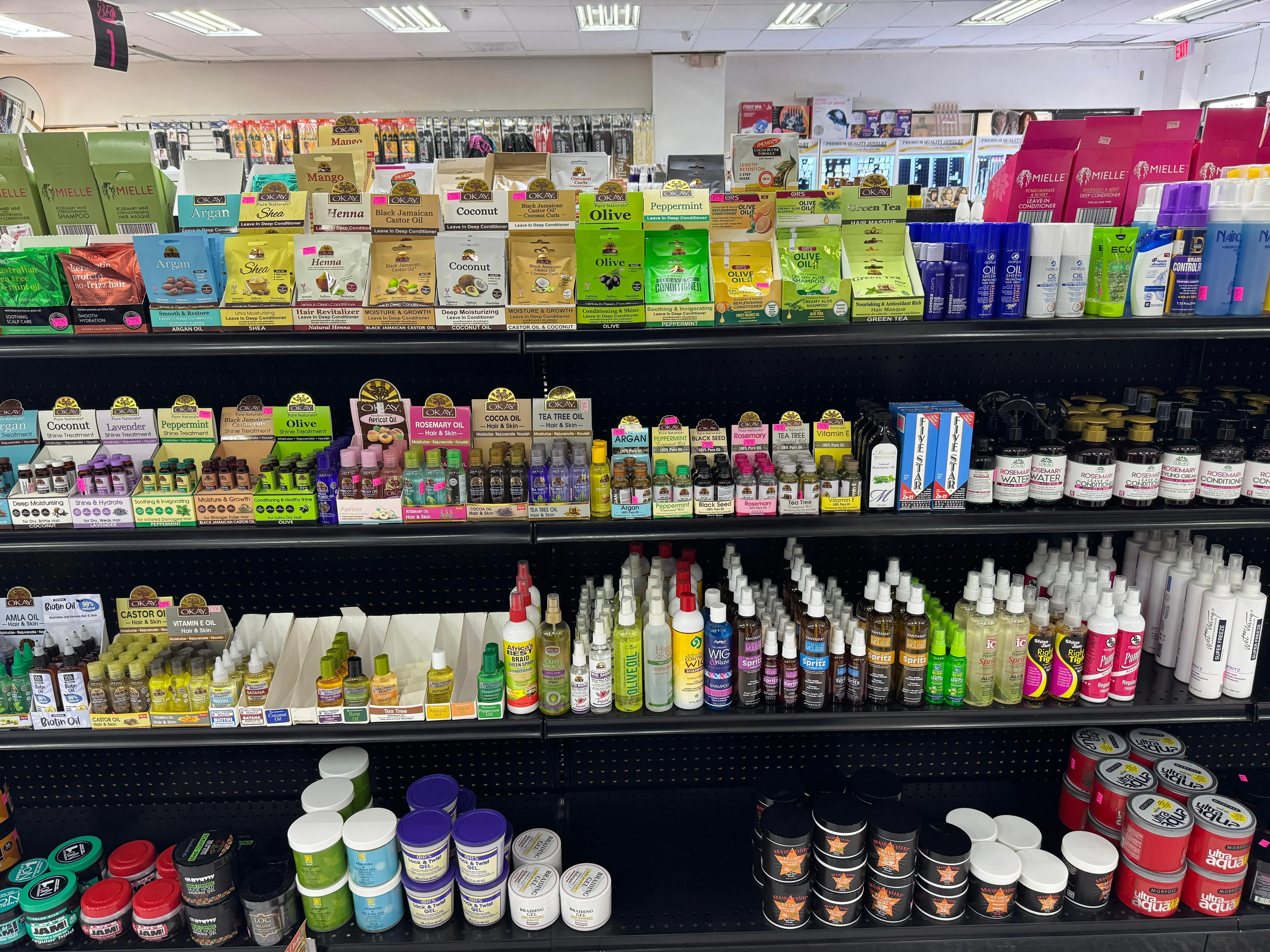 OKAY fragrance and perfume display