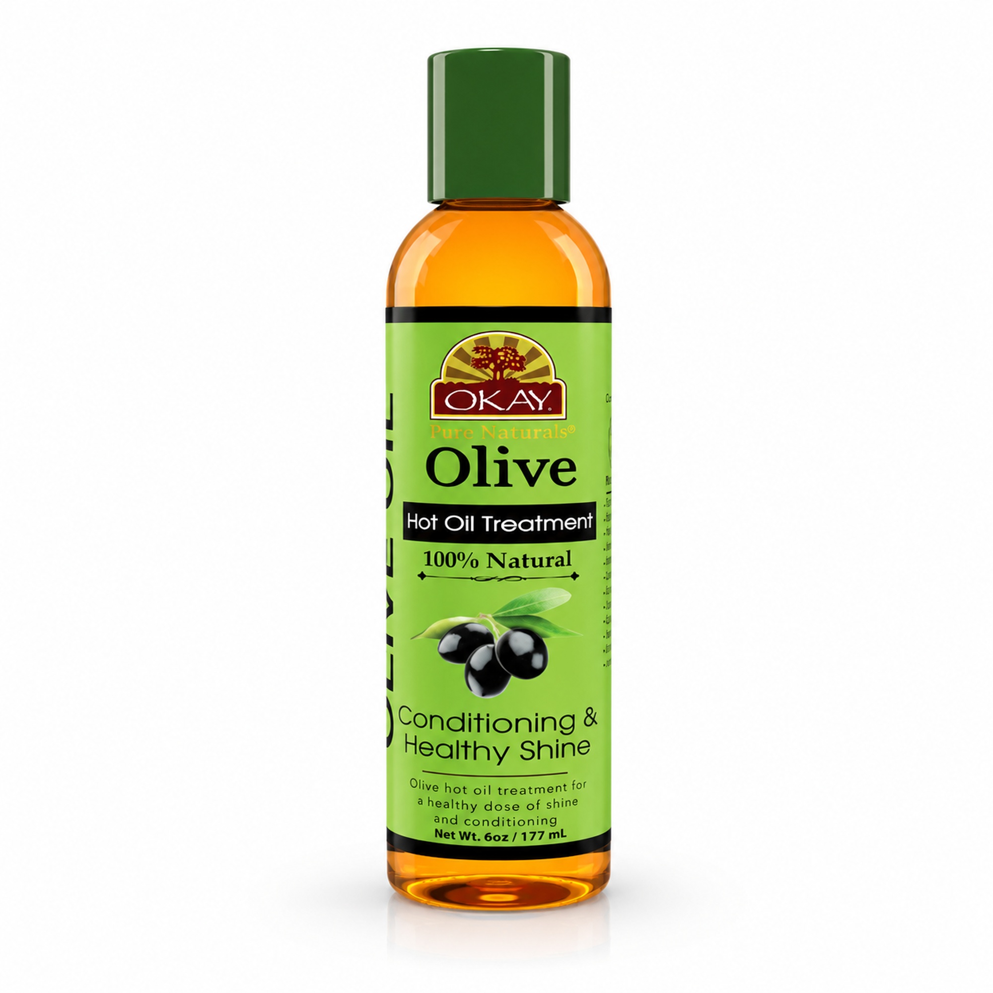 OKAY Pure Naturals Hot Oil Treatment with Olive - 6 oz / 117 ml