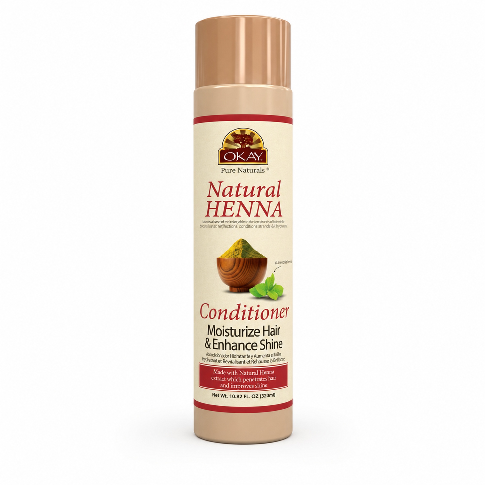OKAY Natural Henna Conditioner - 10.82 oz / 320 g
